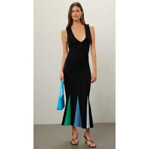 RHODE Riley Dress in Black - Pre-owned - Size XS